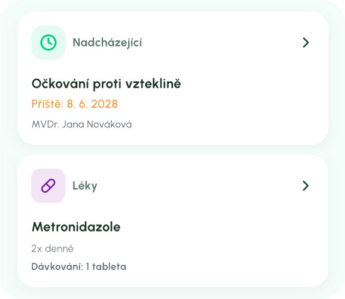 leky Profil mazlíčka