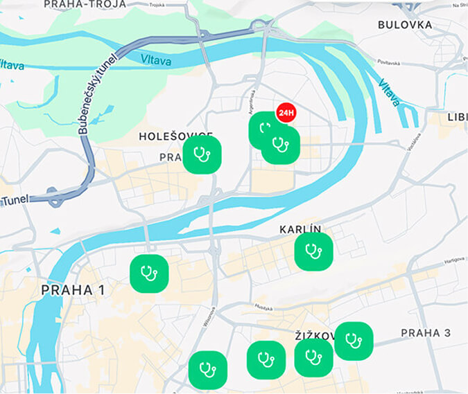 mapa_veterin Profil mazlíčka